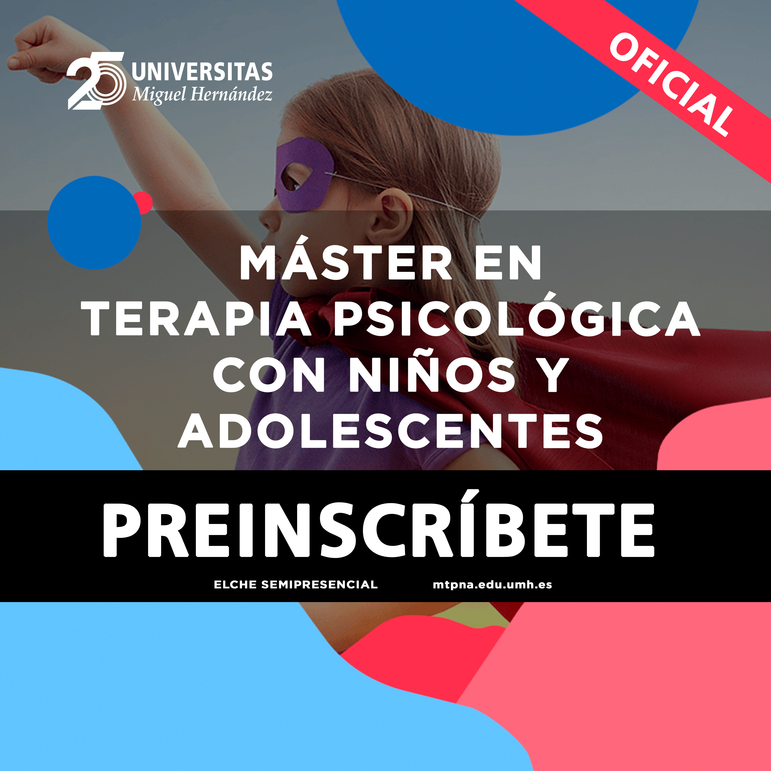 Abierta la preinscripción al Máster Universitario en Terapia